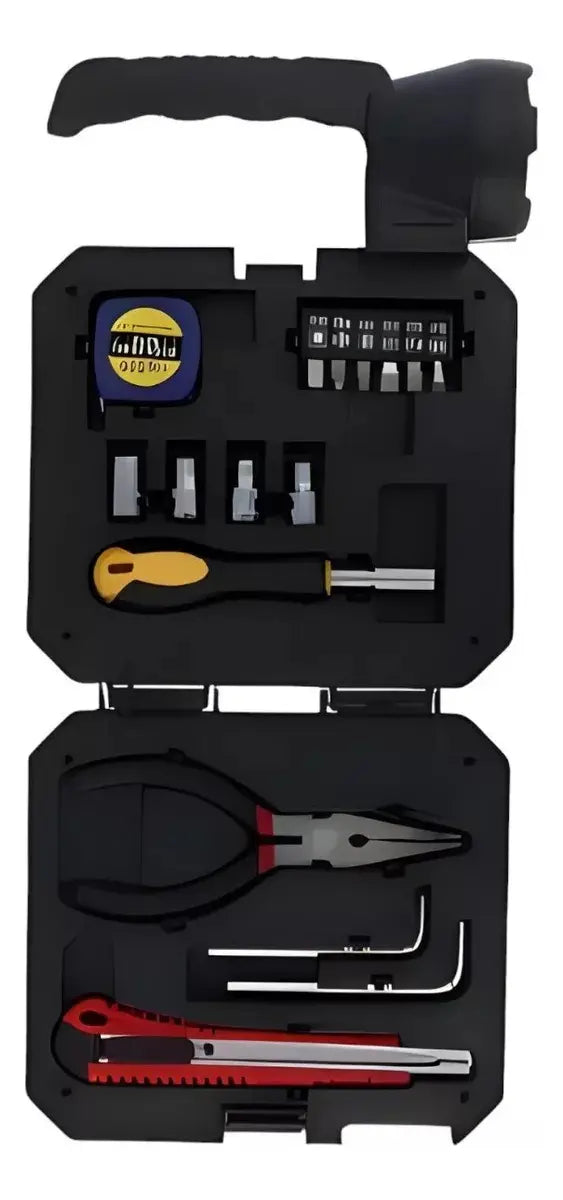 Linterna Carga Solar Kit Herramientas