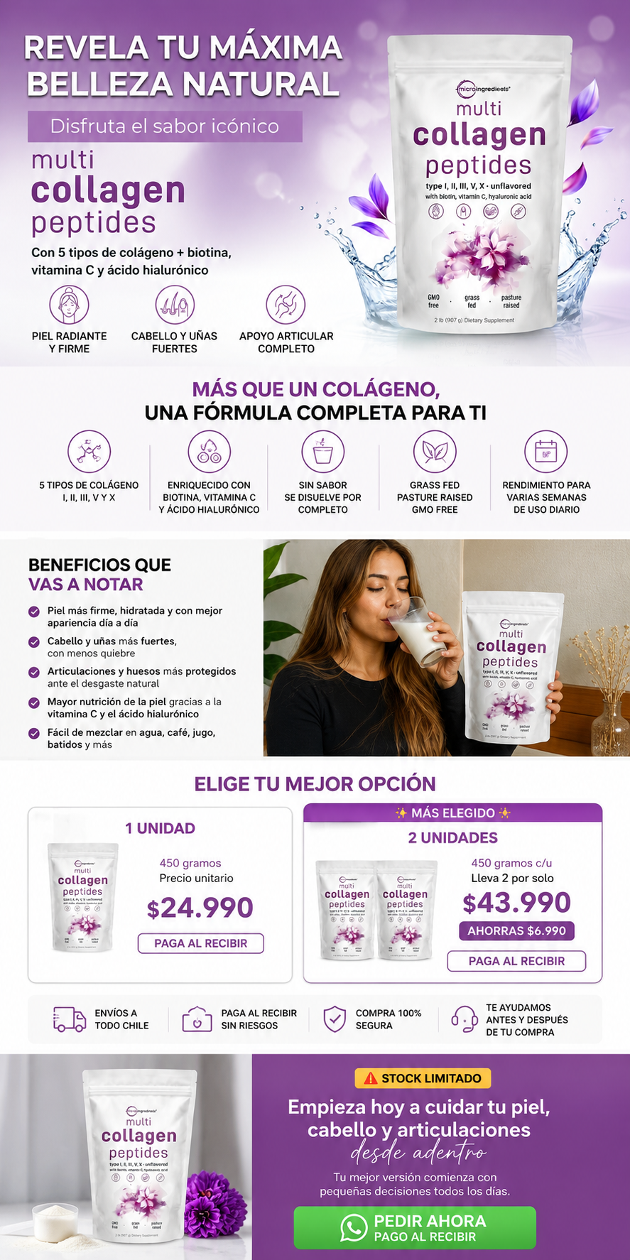 Colágeno Hidrolizado 5 en 1